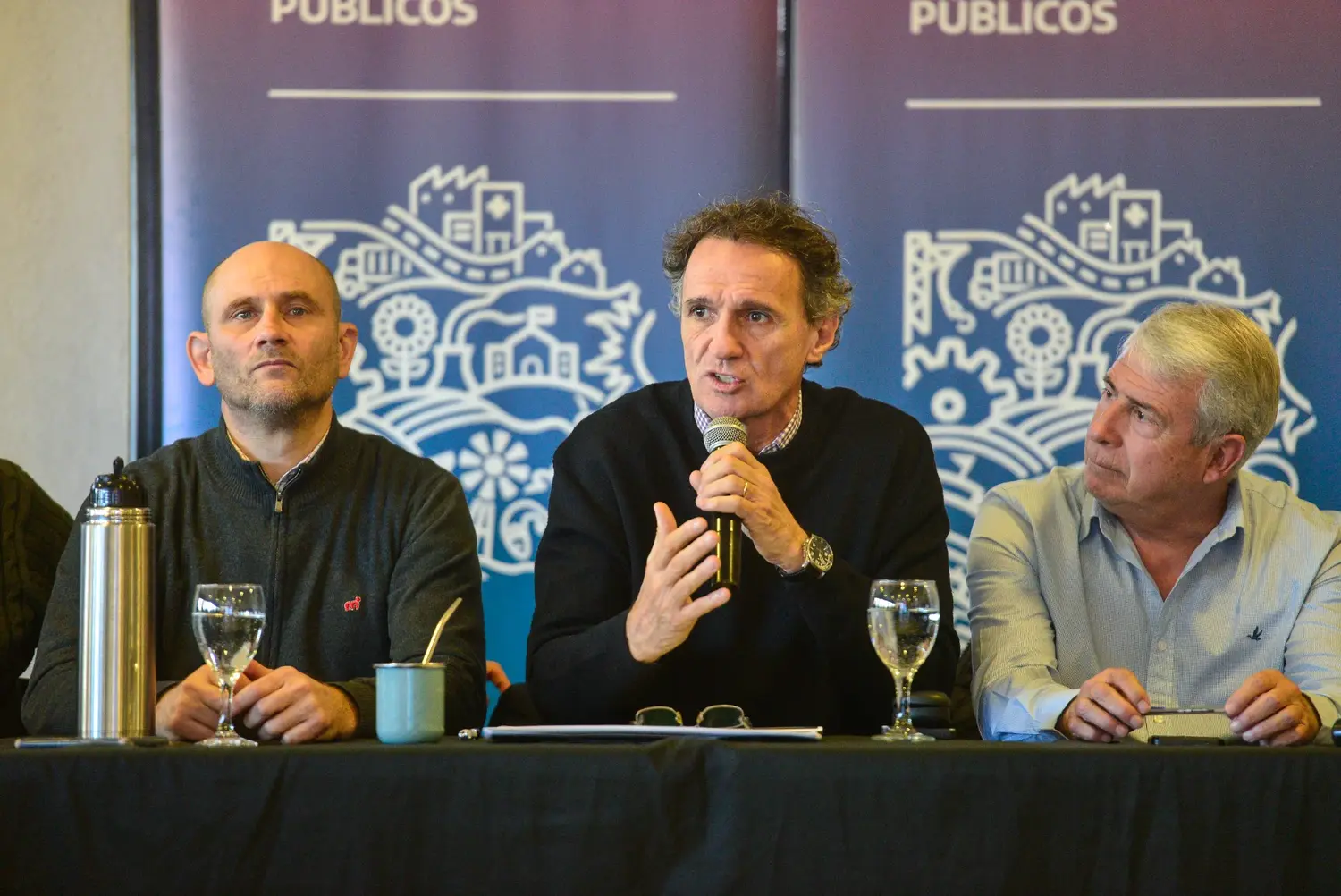 Katopodis en Alberti: presentó los avances de la licitación del Tramo V de la cuenca del río Salado