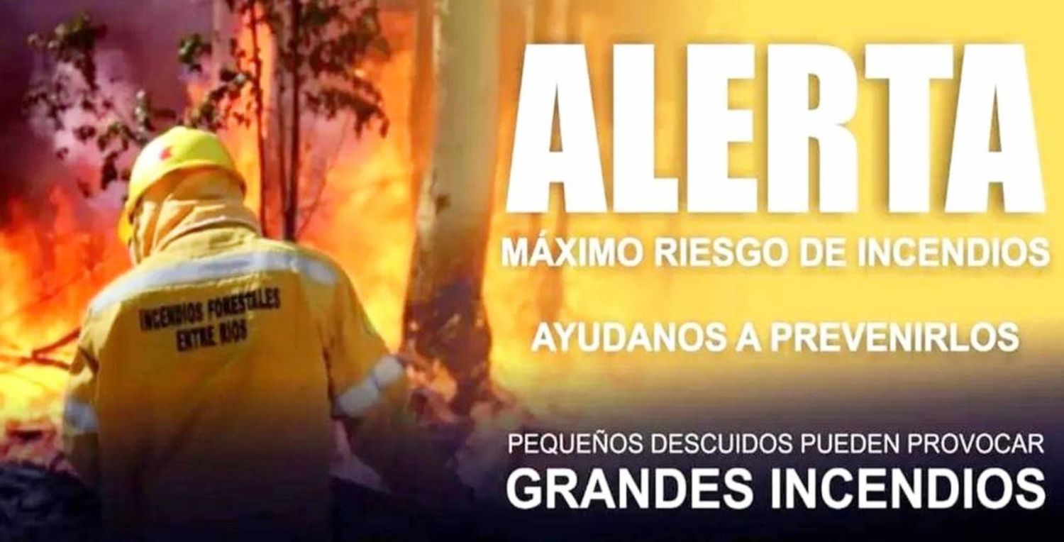 Piden extremar las medidas para evitar incendios