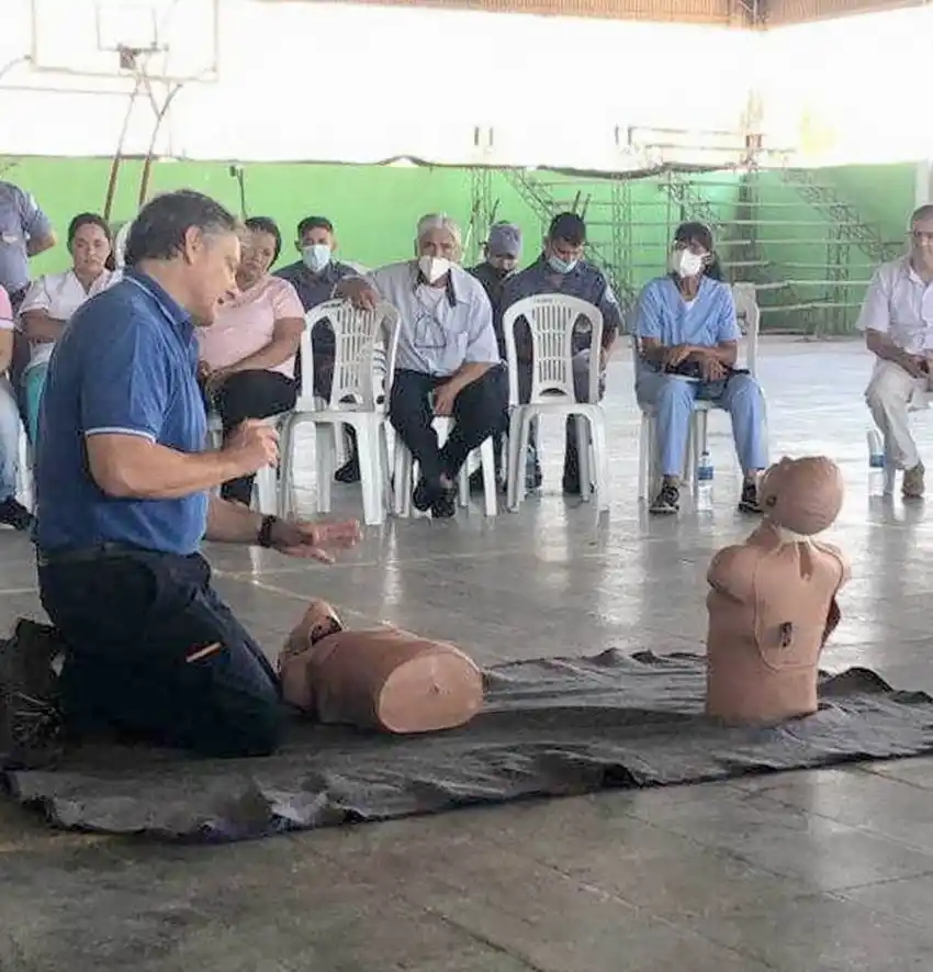 Jornada formativa a cargo del SIPEC sobre RCP y asistencia en accidentes