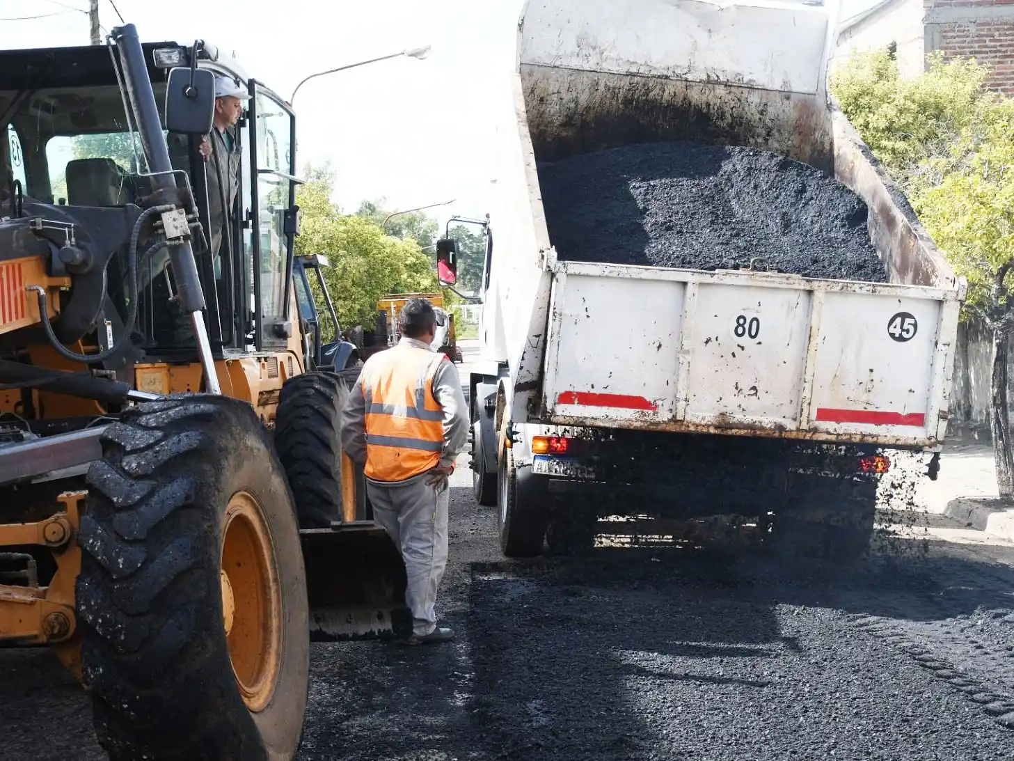 Programa de arreglo y bacheo de calles