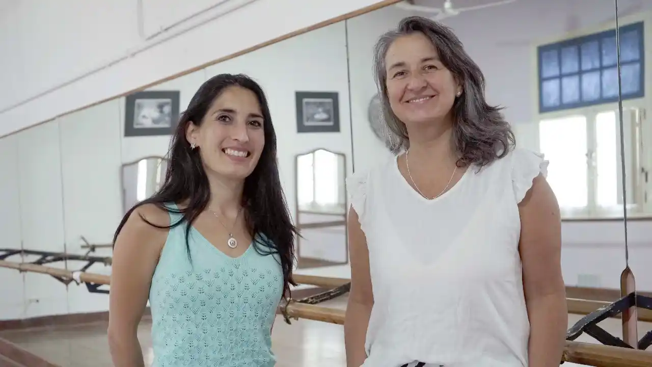 Estefanía Grimaldi y Patricia Aloe del Instituto
