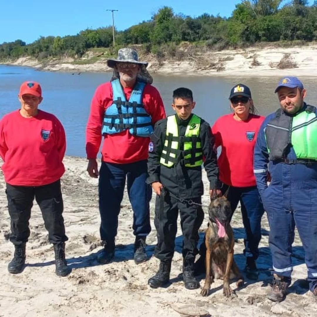 Algunos de los integrantes de K9 Gualeguay.
