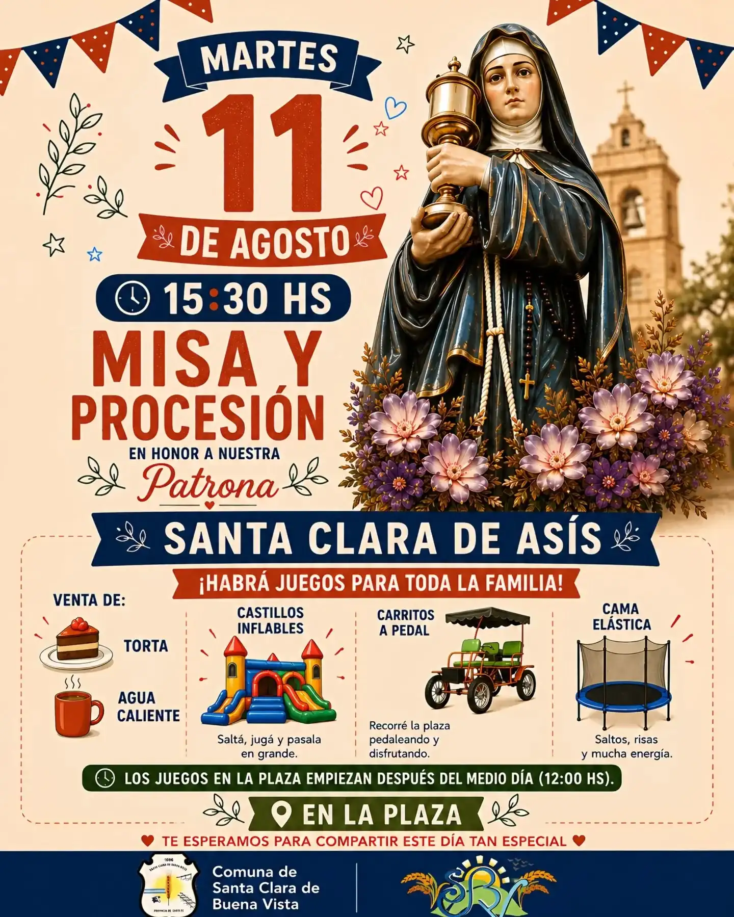 Santa Clara de Buena Vista celebra durante todo agosto sus Fiestas Patronales en honor a Santa Clara de Asís - 2