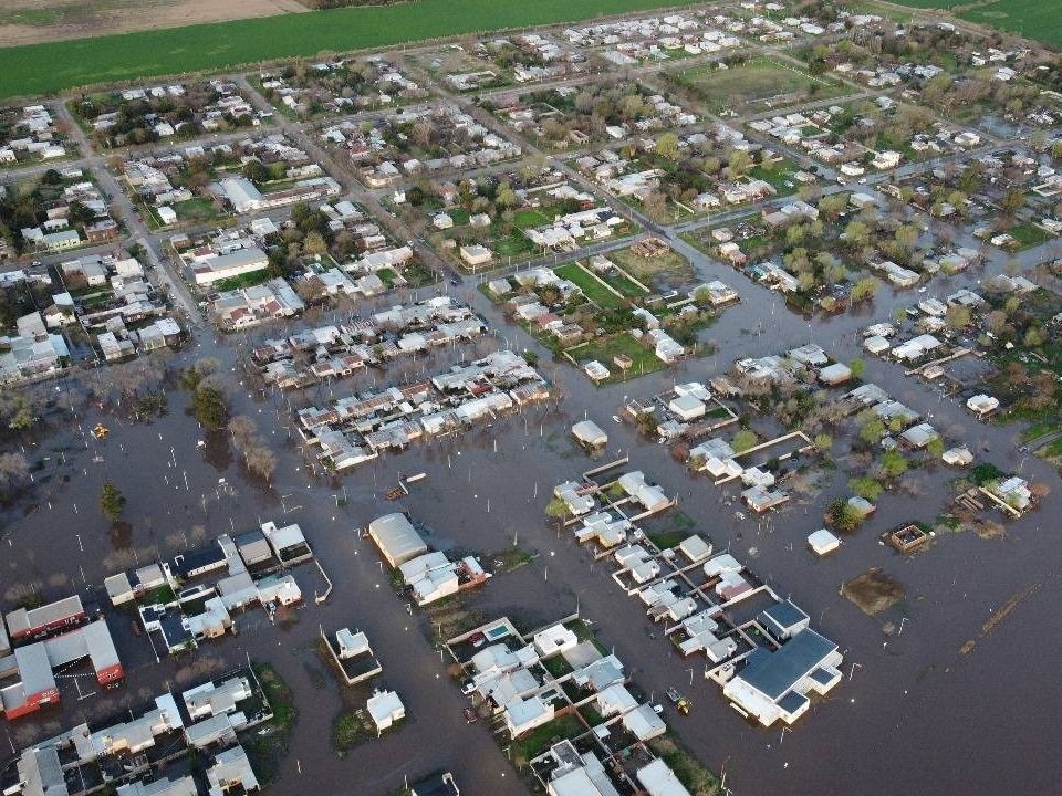 La localidad se recupera de una de las peores inundaciones de su historia.