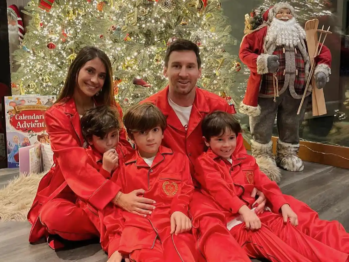 Messi llegó al país para pasar la Navidad en Rosario