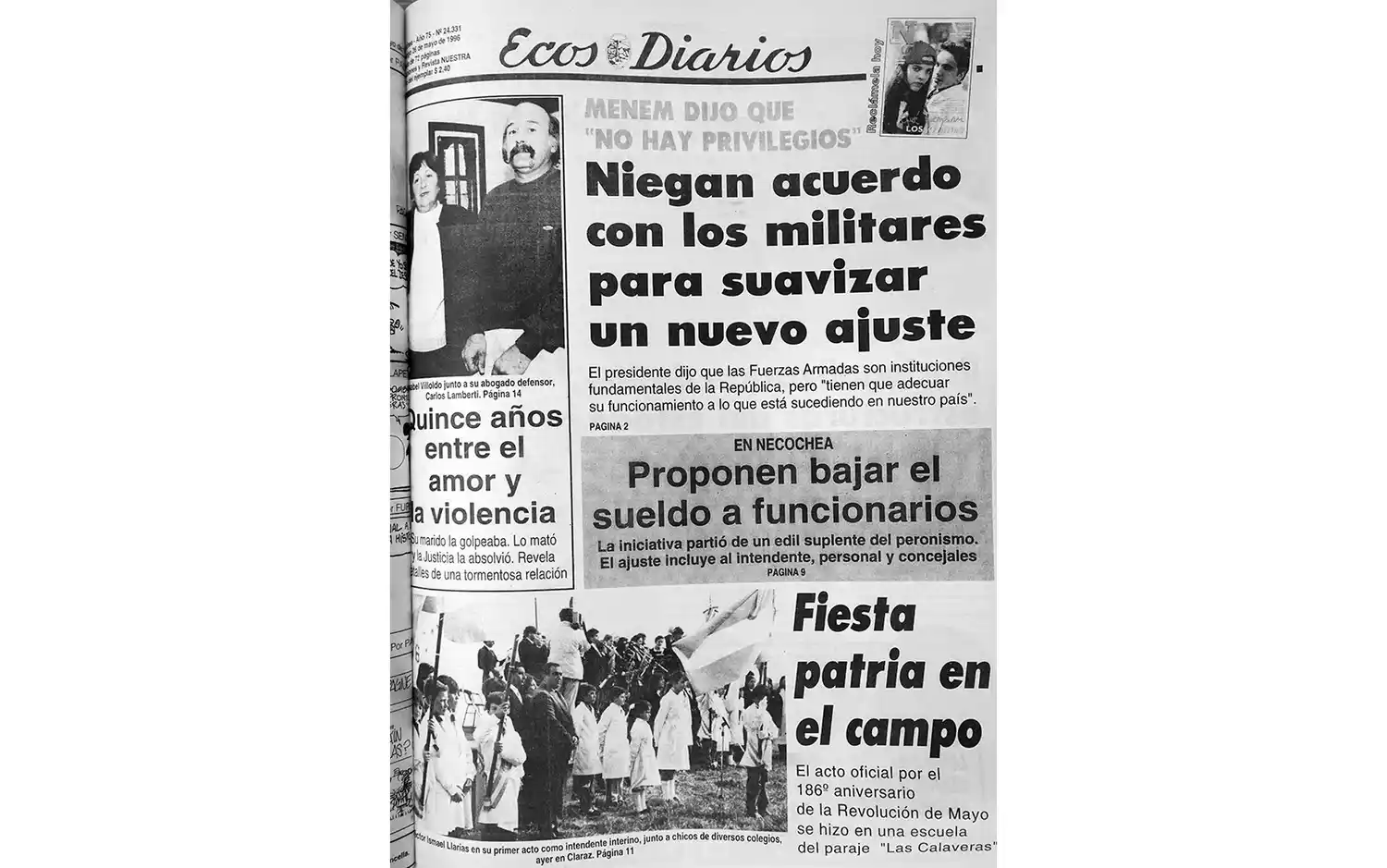 Domingo 26 de mayo de 1996