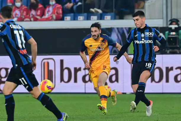 Una imagen de Atalanta-Roma.