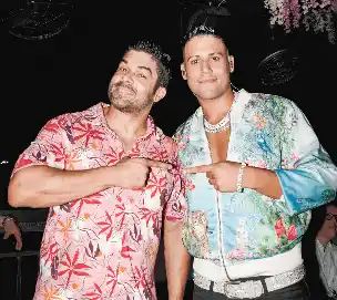 Moa Rivera ha compartido tarima con su padre. Foto Instagram