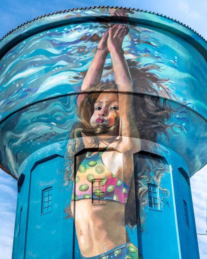 Un mural de Miramar compite a nivel mundial para ser el “mejor del año”: Cómo votar por la obra del bonaerense Martín Ron