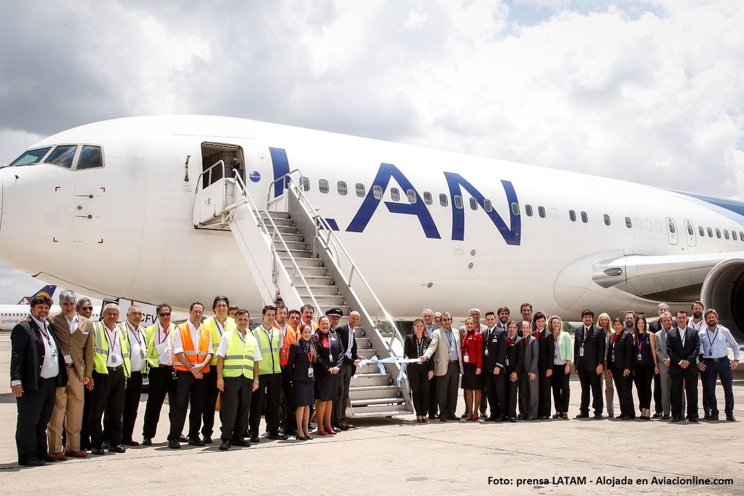 LATAM Argentina incorporó un nuevo Boeing 767-300