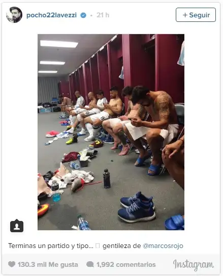 La foto de la Selección en que se volvió furor en las redes