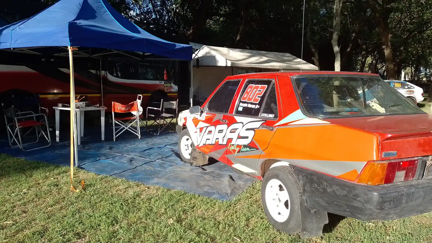 Los chascomunenses Varas y Dospital presentes este viernes en la largada del 9° Rally de Ayacucho