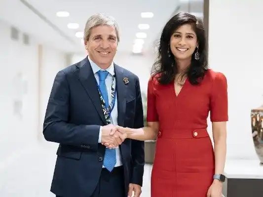 Gita trabajó de cerca con el gobierno argentino y el equipo técnico que monitorea el programa firmado con el país.