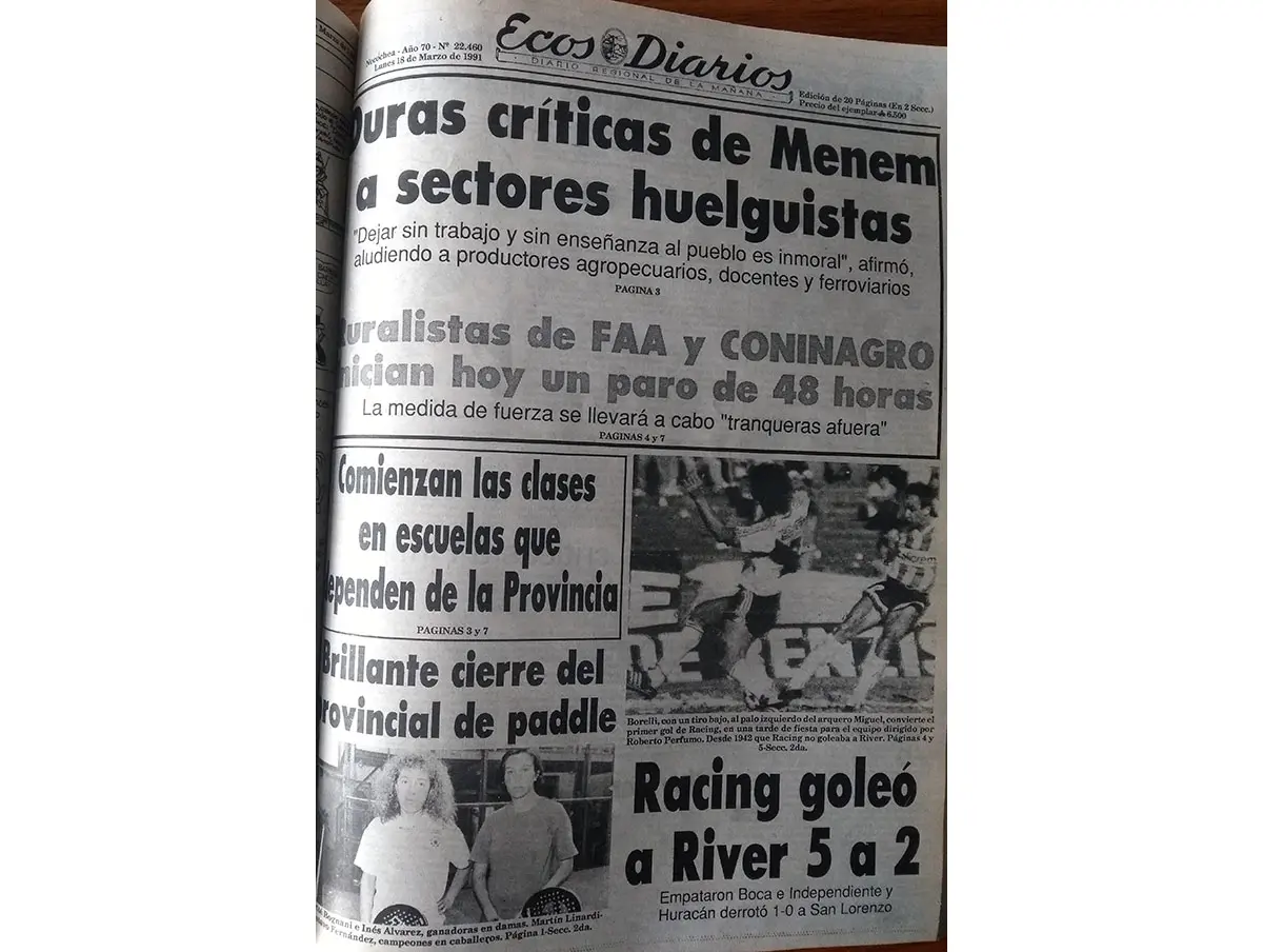 Lunes 18 de marzo de 1991