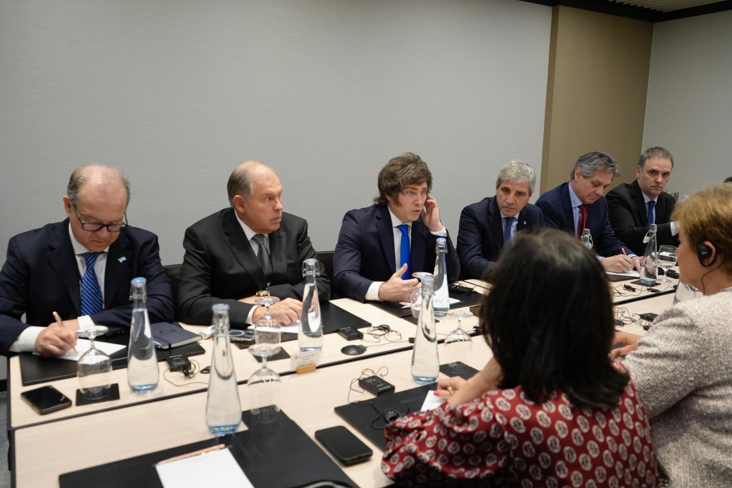 Reunión del presidente  Milei con Kristalina Giorgieva