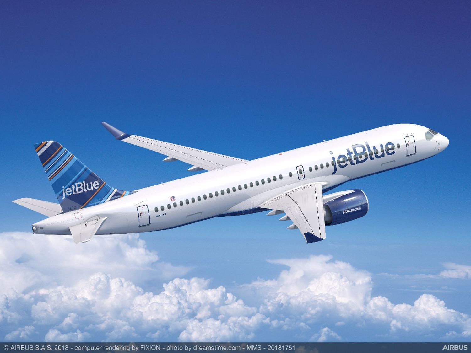 JetBlue estrena el A220 pidiendo 60 aeronaves