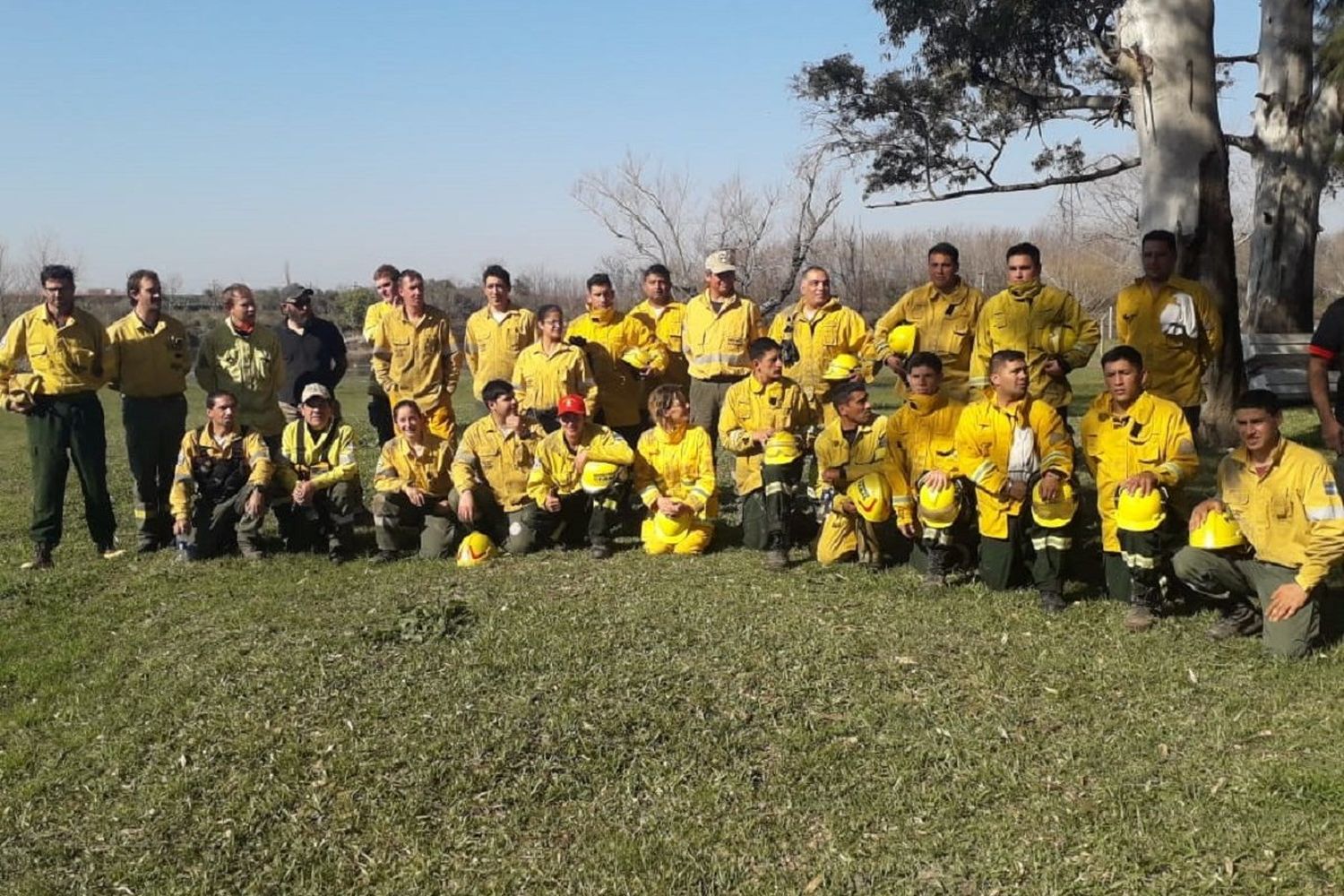 Dos bomberos de Ceibas se recibieron de brigadistas nacionales