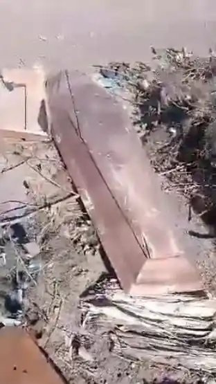 Se investigan huesos óseos encontrados en el basural