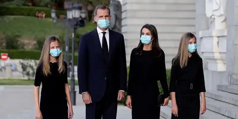 La princesa y la infanta Sofía irán al homenaje de las víctimas por COVID