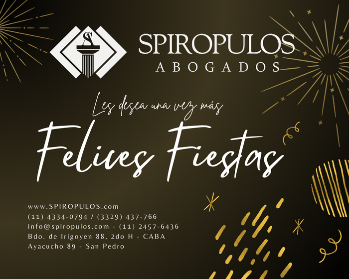 Saludo Año Nuevo 2024 - Spiropulos