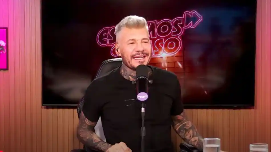 Tinelli y un enigmático mensaje.
