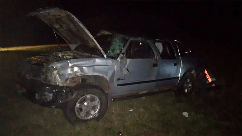 Falleció el conductor de una camioneta tras despiste y vuelco sobre Ruta 12