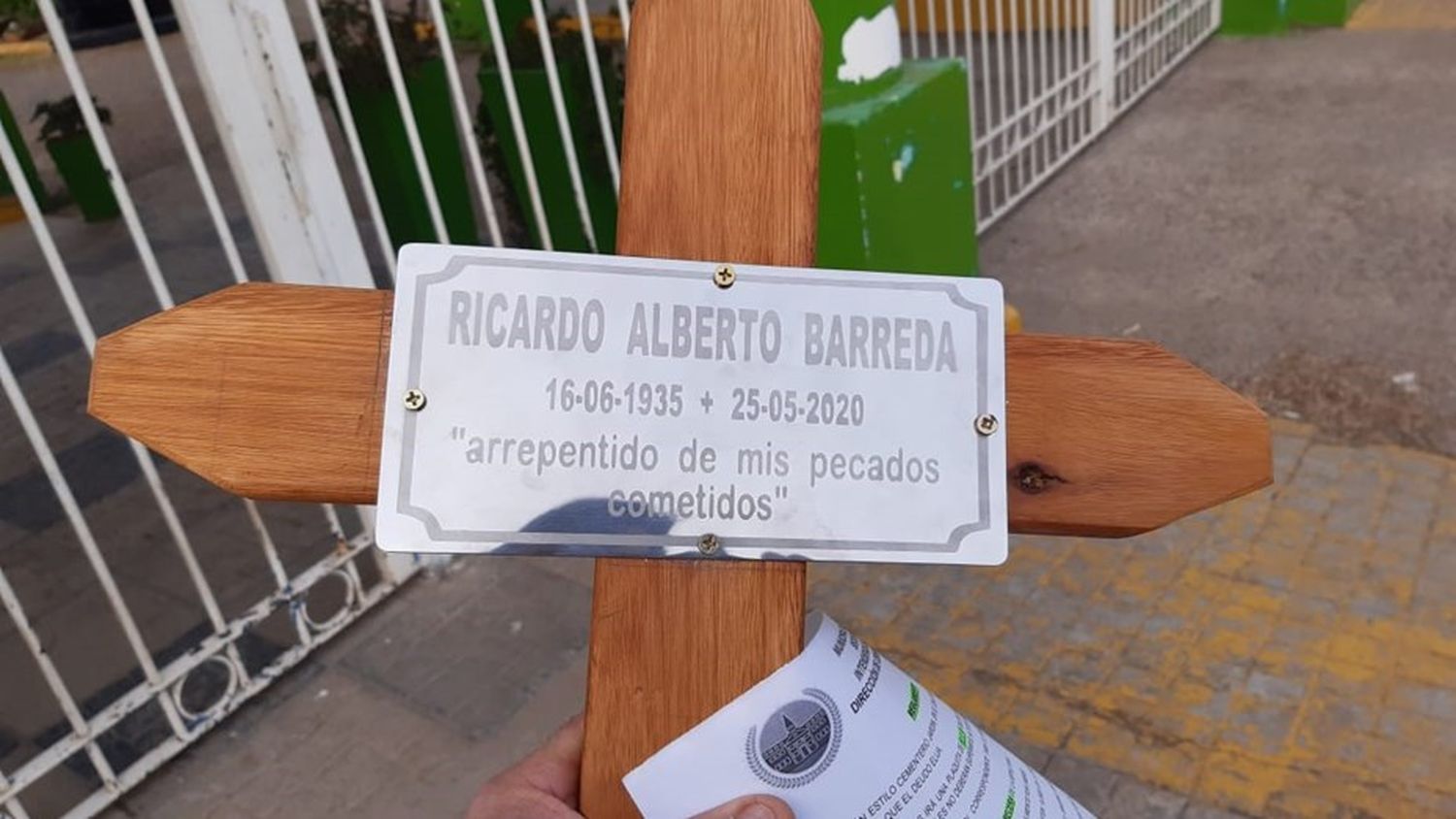 Qué dice el epitafio de la tumba del femicida Ricardo Barreda