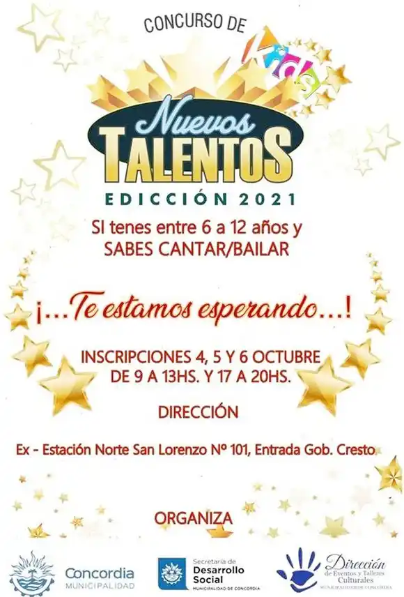 Abierta la inscripción  a la búsqueda de nuevos  talentos 2021