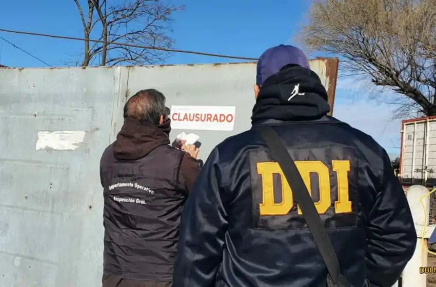 Clausuraron chatarrerías en distintos puntos de Mar del Plata por falta de habilitación