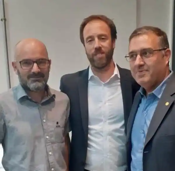 El Secretario de Hacienda y el Contador Municipal se reunieron con el Ministro de Economía de la Provincia