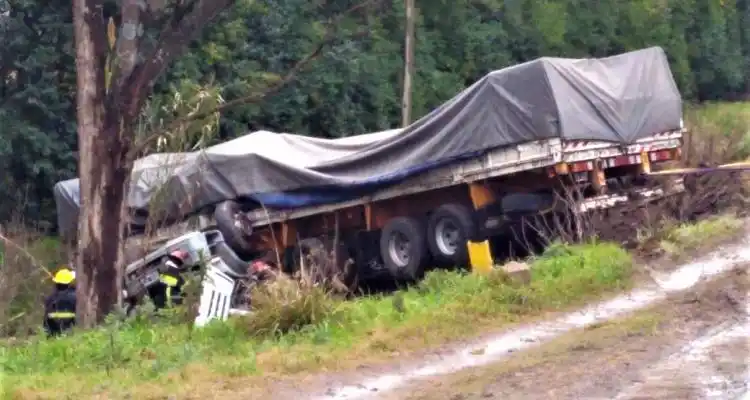 Identificaron al chofer que perdió la vida en un accidente en ruta 1001