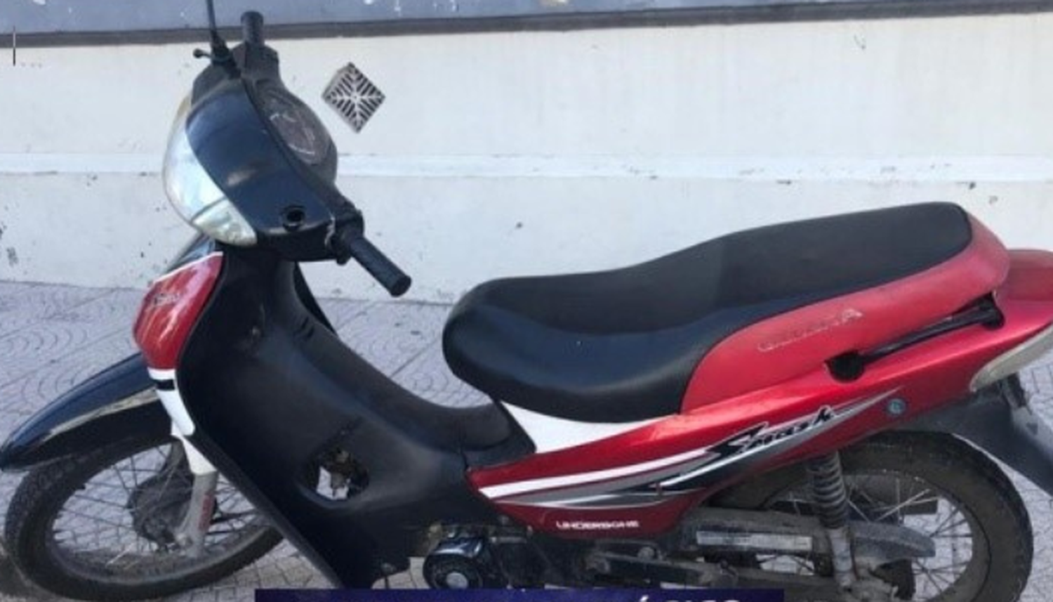 Andaba en una moto robada y fue detenido