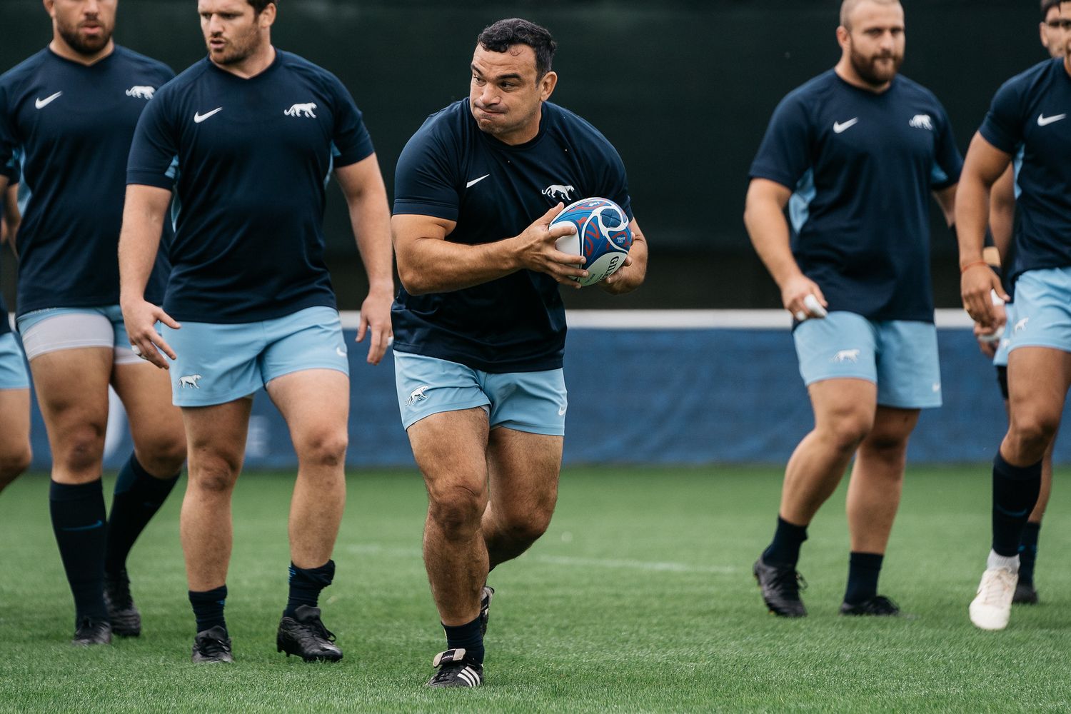 Los Pumas tuvieron su primer entrenamiento en suelo francés