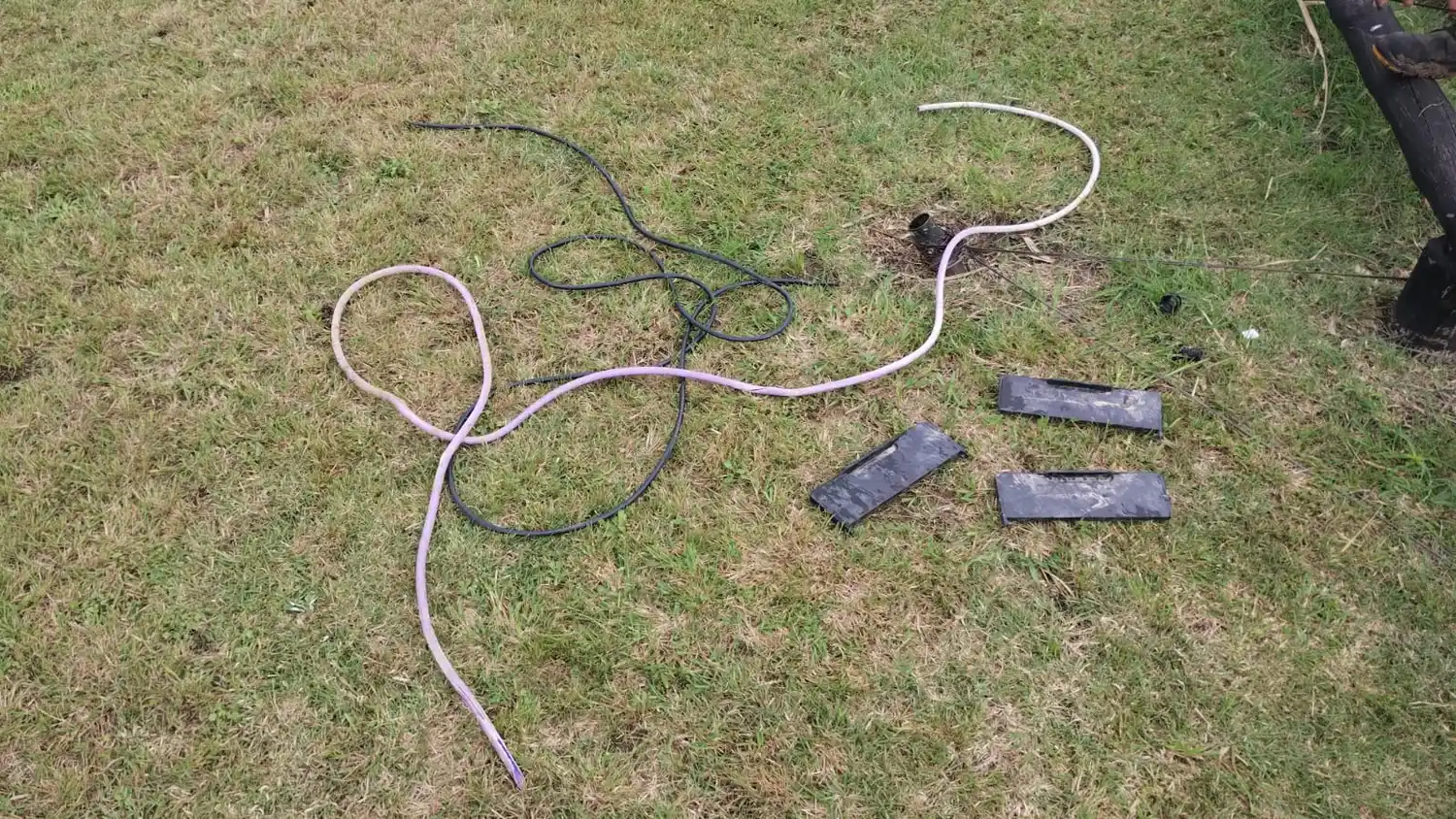 Robo de cables, una modalidad que se extiende. Foto: archivo La Opinión.