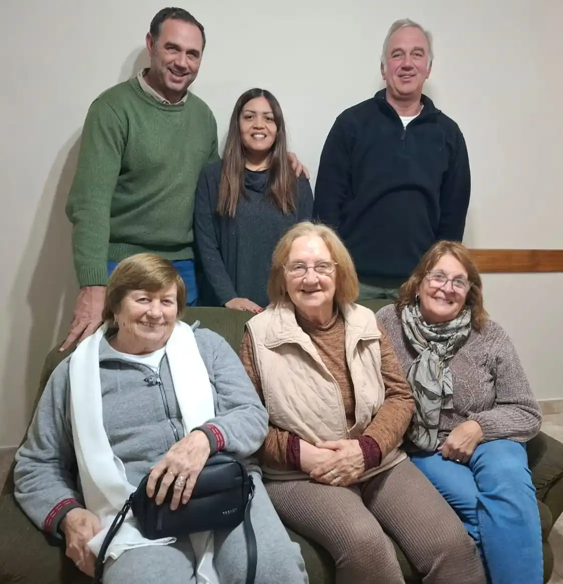 Los vecinos que se reunieron para recordar-