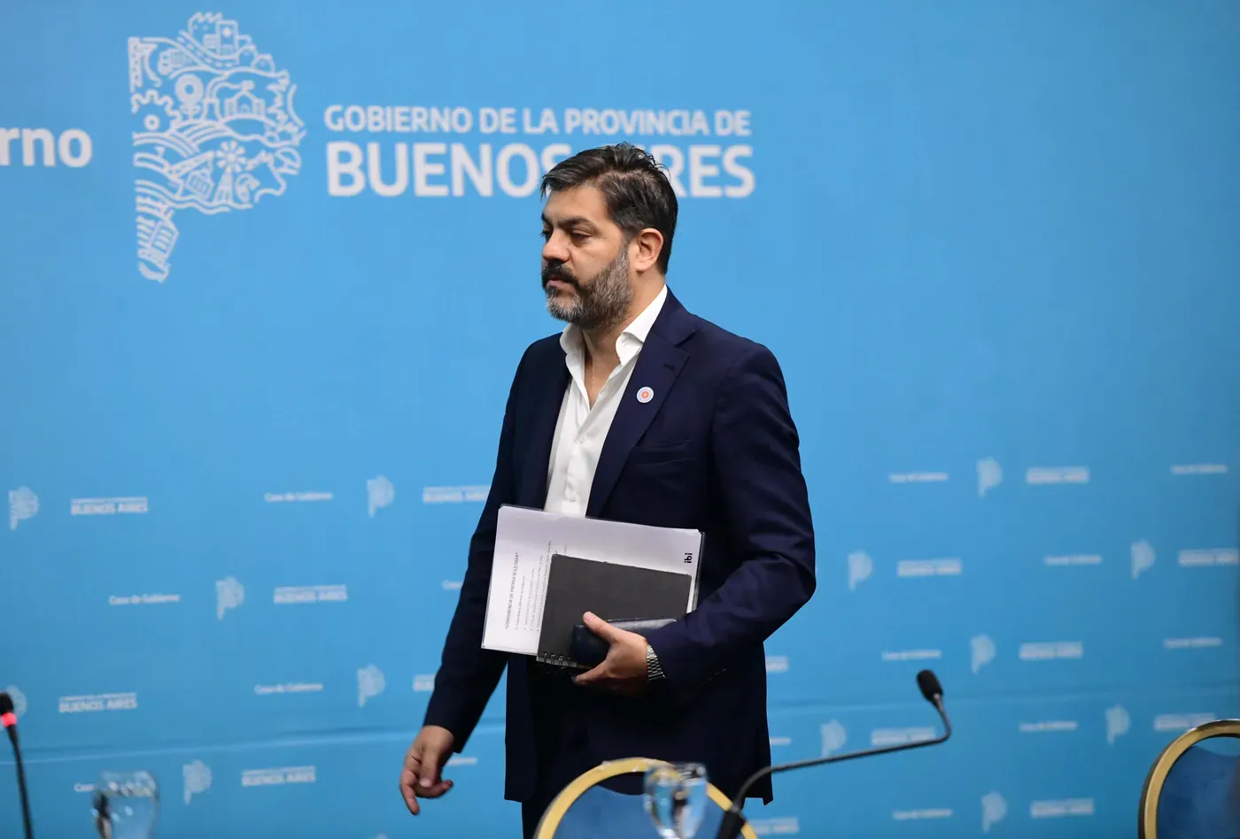 Bianco retoma las conferencias de prensa en la Gobernación tras la represión del Congreso y el crimen de Kim en La Plata