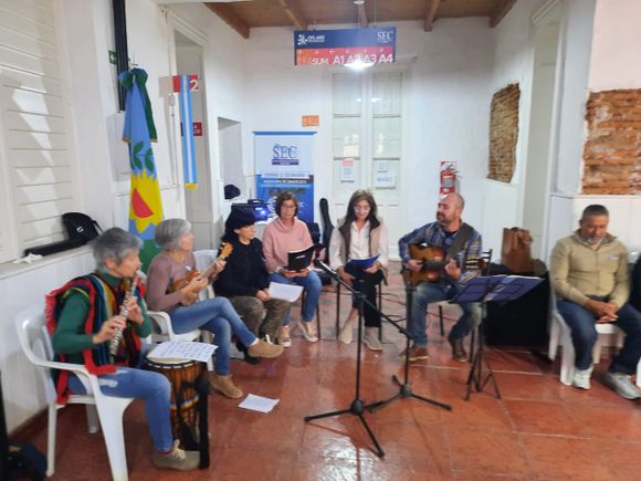 ¡Así fue la Peña folklórica en la Casa de la Cultura SEC!