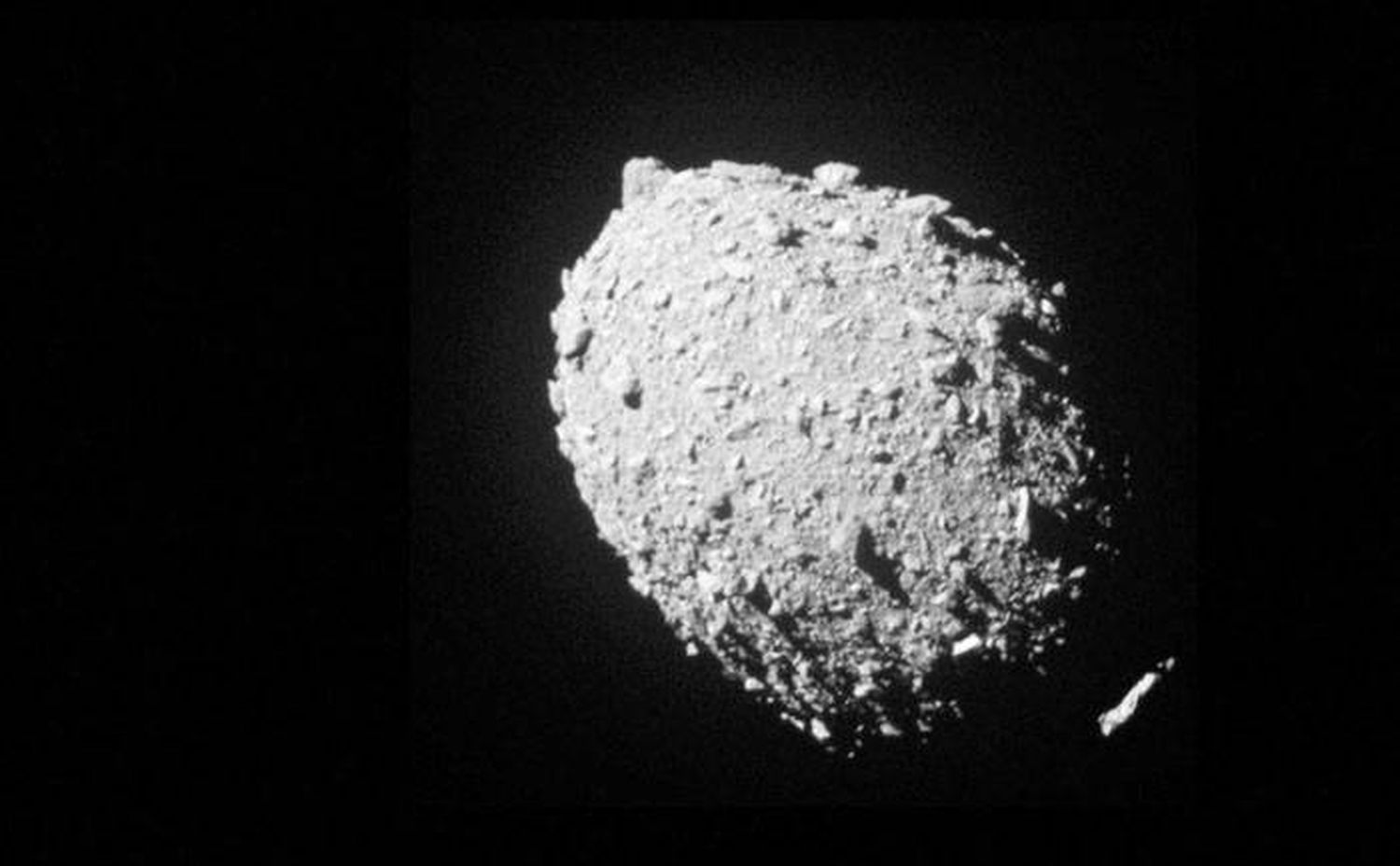 La nave  consiguió desviar al asteroide Dimorphos de su órbita