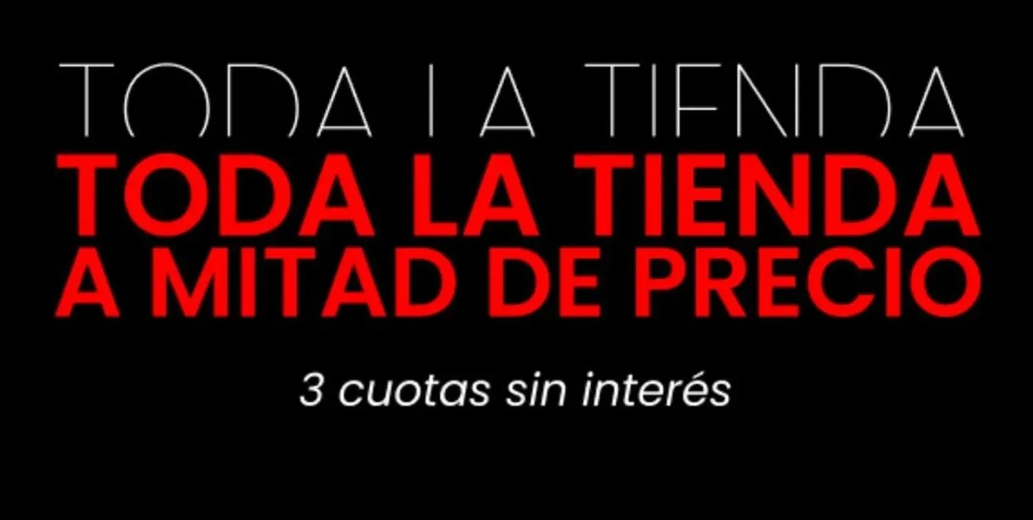 La empresa ya lanzó una liquidación con "toda la tienda a mitad de precio".