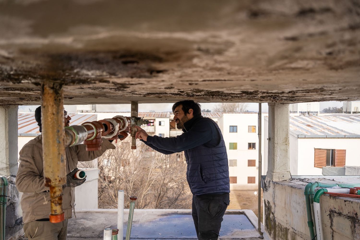 Importante obra para mejorar la calidad de vida de los vecinos.