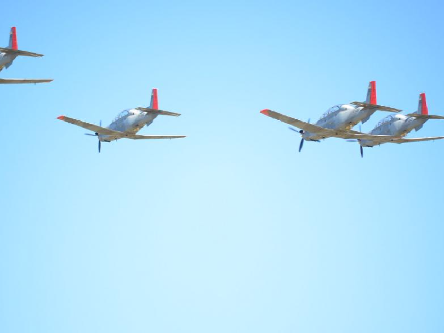 La Fuerza Aérea interceptó un avión que ingresó ilegalmente al espacio aéreo