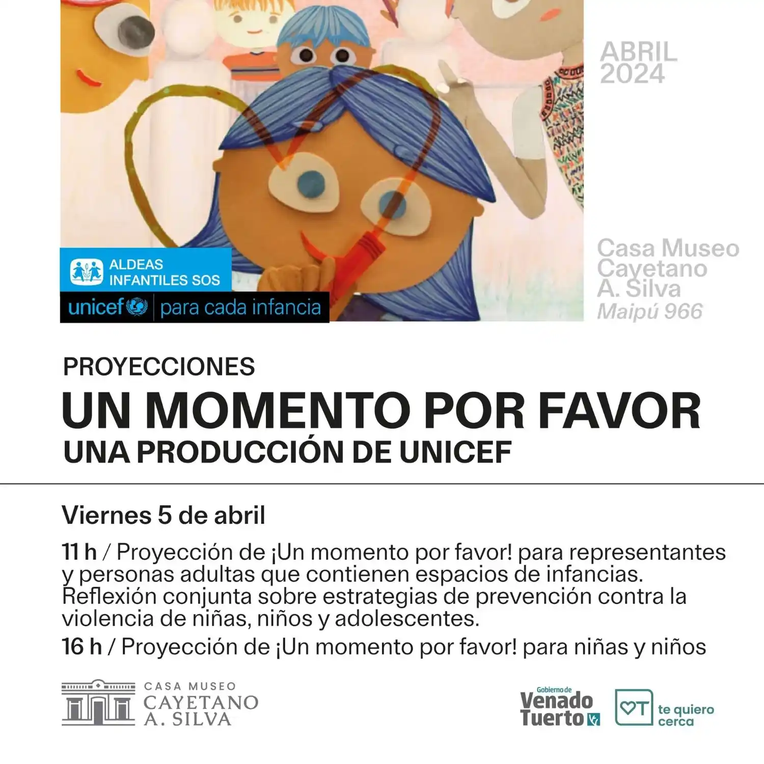 Un momento por Favor produccion Unicef