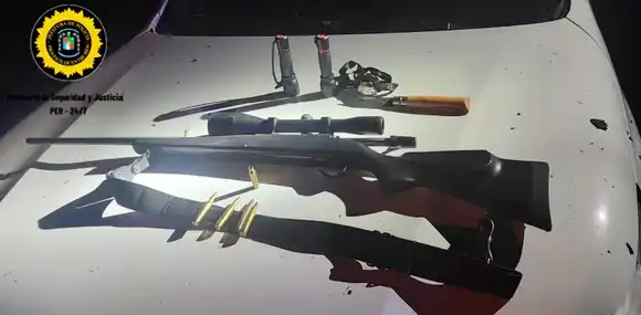 Interceptaron a cazadores furtivos en Colonia El Potrero