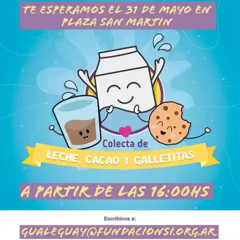 “Fundación Si” Gualeguay realizará una colecta de alimentos