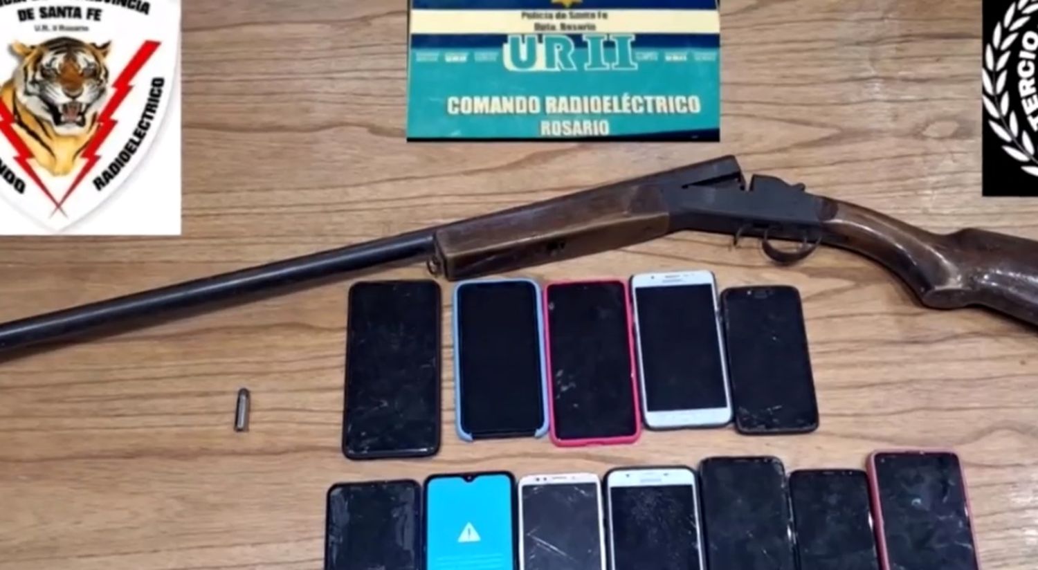 Dos personas detenidas en un “aguantadero” de celulares en Empalme Graneros