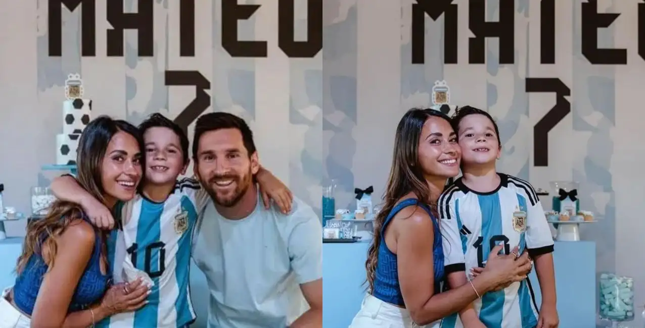 Mateo Messi festejó su cumpleaños con temática de la Selección Argentina