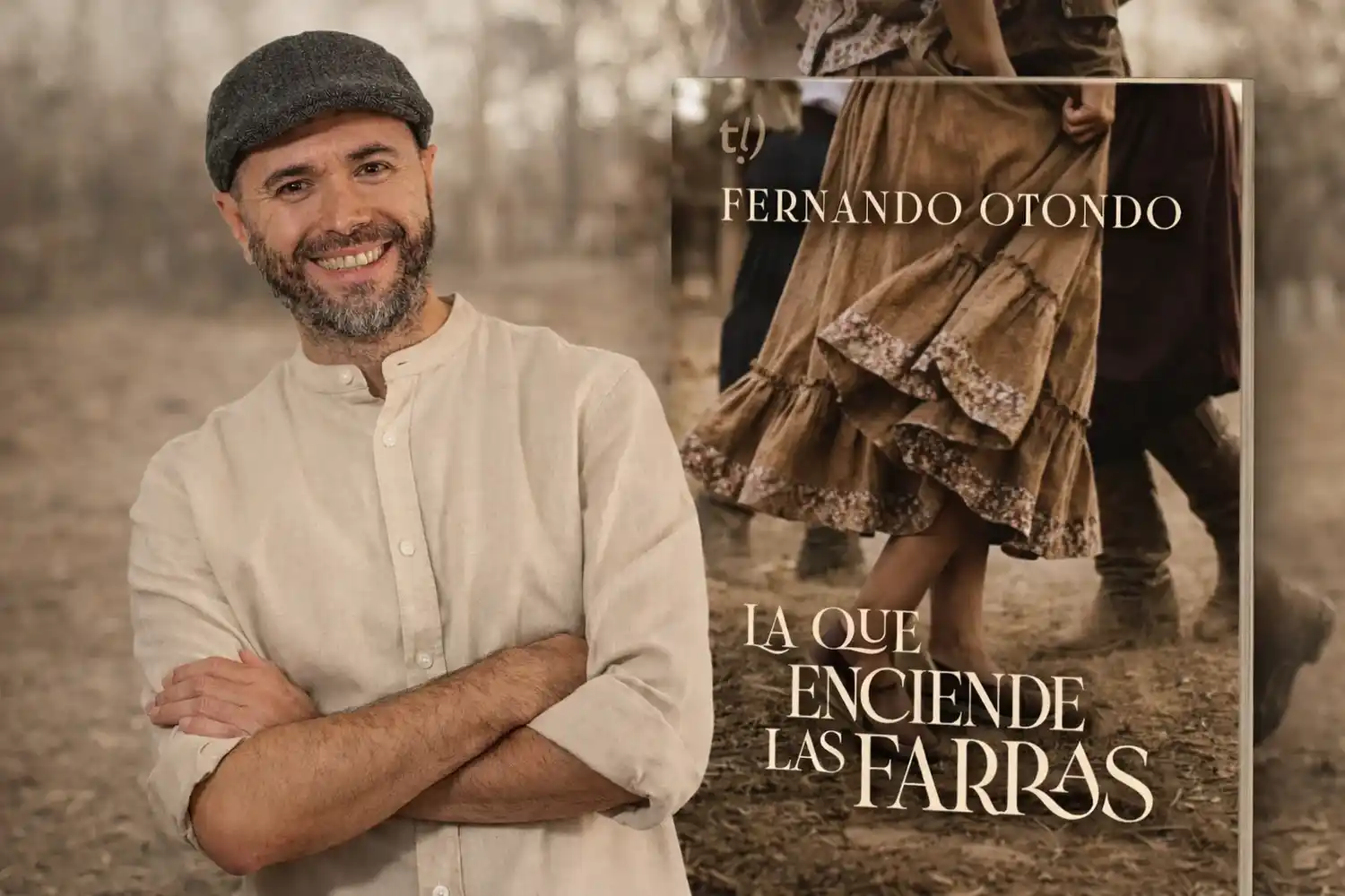 El escritor chascomunense Fernando Otondo presenta su nueva novela "La que enciende las farras"