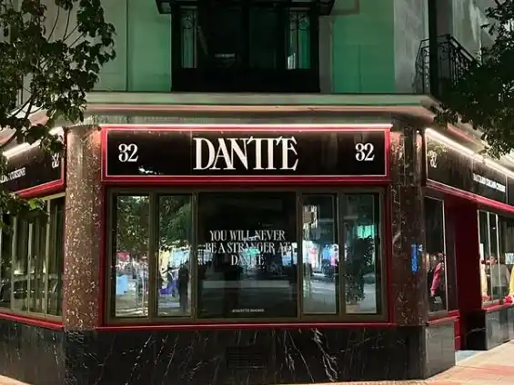 Dantte. El restaurante de Dante Liporace participa de la Semana Argentina en Madrid. Imagen: Instagram.