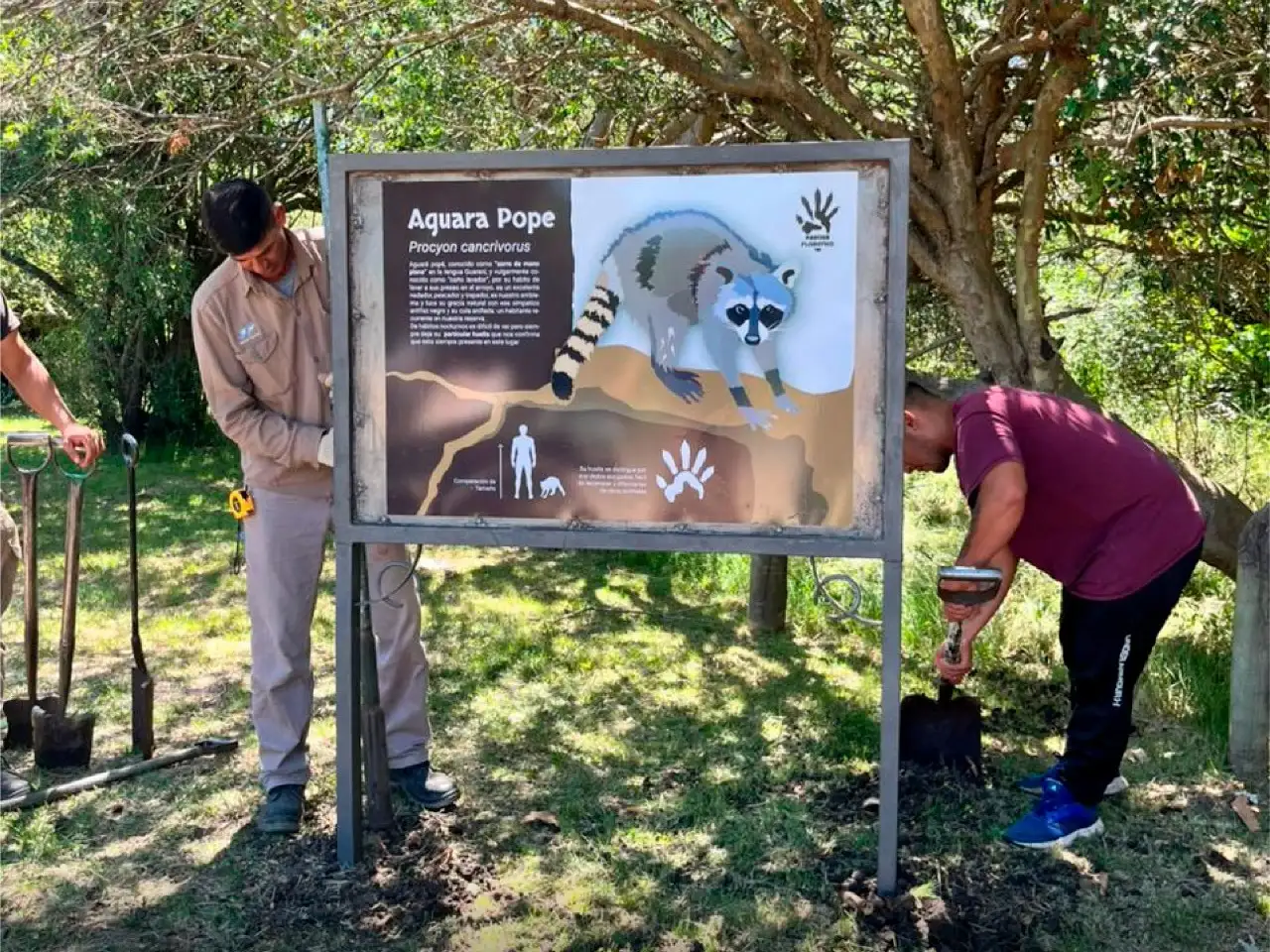 Instalaron nueva cartelería informativa en la Reserva Parque Florístico
