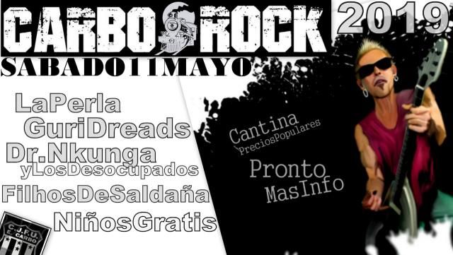 Se viene la 3era edición del “Carbó Rock”